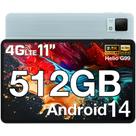 Tablet DOOGEE T40 Android 14 20 GB de RAM 512 GB/2 TB 11" IPS