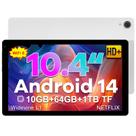 Tablet FancyDay Android 14 10.4" 64GB ROM 10GB RAM Prateado