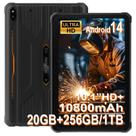 Tablet HOTWAV R10 Pro robusto de 10,1 polegadas 20 GB de RAM 256 GB Android 14