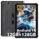 Tablet HOTWAV R8 robusto Android 14 10,1 polegadas HD+ 12 GB + 128 GB