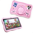 Tablet Infantil 6gb+128gb Com Jogos Caneta Capa Tematica Rosa