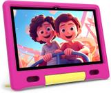 Tablet Infantil ApoloSign Kids com Android 13 - Tela 10.1" e 32GB - Capa Rosa