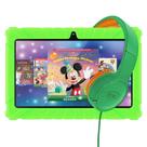 Tablet Infantil Contixo V8 HD Disney 7" com Fones de Ouvido Verdes