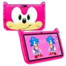 Tablet Infantil Educacional Android WiFi 5Ghz 7 Youtube 2GB RAM 32GB Câmera Dupla Jogos Capa Protetora