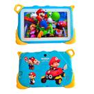 Tablet Kids 7" 4GB/64GB Android Wi-Fi Capa Protetora Azul