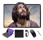 Tablet Pc + Capa Teclado Mouse Caneta Fone 128gb 4 Ram Cinza Tab9
