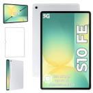 Tablet Samsung S10 FE Tela 10.9 Polegadas Prata 8GB Ram 128GB 5G Com Película De Proteção e Caneta S Pen