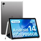 Tablet UMIDIGI G9 Tab 11 polegadas 8 GB+256 GB+1 TB Android 14 cinza