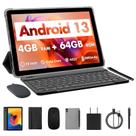 Tablet VASOUN 10 Polegadas Android 13 - 4GB RAM + 64GB de Armazenamento - Cinza