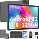 Tablet YOBANSE Android 12 10 polegadas 8 GB de RAM 128 GB ROM 1 TB 5G