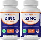 Tabletas Vitamatic Zinc 50mg, 240 unidades, Suplemento para Inmunidad