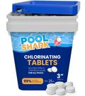 Tabletes de Cloro para Piscina POOL SHARK 3 polegadas de dissolução lenta 11 kg