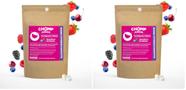 Tabletes de Creme Dental CHOMP Junior Sabor Muito Frutas Vermelhas Pacote com 2