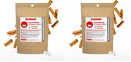 Tabletes de Creme Dental CHOMP Super Clareador Canela 2 Unidades