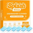 Tablets de limpeza de lava-louças Splash Rinse Deep Cleaning 6 Tablets de limpeza de lava-louças Splash Rinse Deep Cleaning 6