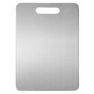 TÁBUA ANTIBACTERIANA DE INOX - 34x23 CM