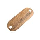 Tábua baguete oval com furo - mdf - g