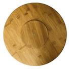 Tabua Bandeja Giratoria Centro De Mesa Bambu Grande 36cm