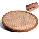 Tábua Base Giratória de Bambu Palhinha 33cm Oikos Decorativa