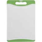 TÁBUA CULINÁRIA 1x36x25cm PLÁSTICO VERDE ANTIDERRAPANTE