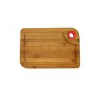 Tabua de Bambu Com Alca de Silicone 27,8x19,5x1,5cm (1un) - Clink