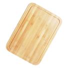 Tabua de Bambu Corte Carne Legumes de Retangular 28x20cm