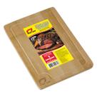 Tábua de bambu para cortes de carne 40x21x1,8 cm fiat lux