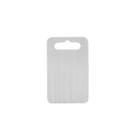 Tabua de Carne Corte Cozinha Profissional Aço Inox 24x15cm
