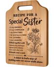 Tábua de cortar Milcier 31x22 cm Bamboo Sister Gift Tábua de cortar Milcier 31x22 cm Bamboo Sister Gift