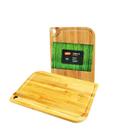 Tábua de Corte Bambu Churrasco Carne Petisco 20x30cm - Mori