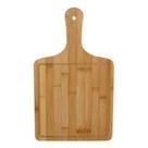 Tábua De Corte Bambu Natural Quadrada Servir 40x24 Bamboo