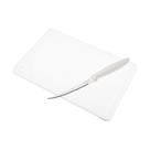 Tabua de Corte Branca para Legumes 25X37cm + Faca Tomate PC166FT Pronyl