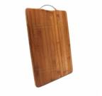 Tábua De Corte Carne Bambu Churrasco Cozinha Alça
