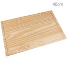 Tábua de Corte com Canaleta de Madeira Pinus 40 x 25 cm