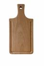 Tábua De Corte De Madeira Artesanal 50x25 Cm Teixeira Cor:Marrom