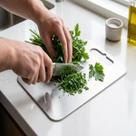 Tábua de Corte em Inox 304 - 150x250mm - Acessório de Cozinha Durável Tábua de Corte em Inox 304 - 150x250mm - Acessório de Cozinha Durável