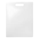 Tábua De Corte Em Plástico 40 X 30 X 1 Cm Base De Corte Plástica Para Cozinha Tábua Branca Grande Com Alça Para Alimentos Ecos