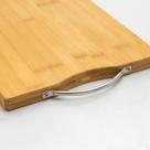 Tabua de corte legumes carne bambu com alça 24x34x1,8cm