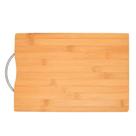 Tábua De Corte Madeira De Bambu C/ Alça 35cm