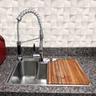 Tábua de corte para preparação de alimentos ou churrasco -Tubrax