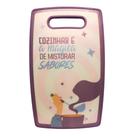 Tabua De Corte Plástico Carnes Legumes Churrasco Frios 36,5cm