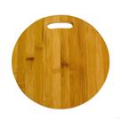 Tábua de Corte Redonda 25cm em Bambu N248858-3 - Quanhe