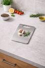 Tábua de Corte Retangular Média Inox Antibacteriana Resistente Fácil Limpeza Cozinha Carne Legumes Uso Diário Durável