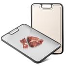 Tábua de Corte Sutaig Titanium Dupla Face 38cm - Material PP com Palha de Trigo