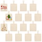 Tábua de corte Wood Craft OLYCRAFT Mini Wooden 16 unidades de 6,1 x 11,8 polegadas