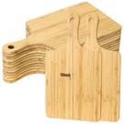 Tábua de corte Zubebe Bulk Wood 12 peças com alça de 33x18cm de bambu Tábua de corte Zubebe Bulk Wood 12 peças com alça de 33x18cm de bambu