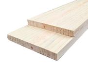 Tábua de madeira pinus natural, 4 peças, acabamento liso 14,5 x 2 x 0,80