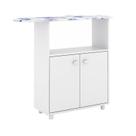 Tábua De Passar 2 Portas 90x83x30 cm Branca Tecnomobili Tábua De Passar 2 Portas 90x83x30 cm Branca Tecnomobili