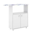 Tábua De Passar 2 Portas 90x83x30 cm Branca Tecnomobili