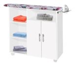 Tabua De Passar Roupa At Branca 2 Portas C/ Apoio Para Ferro